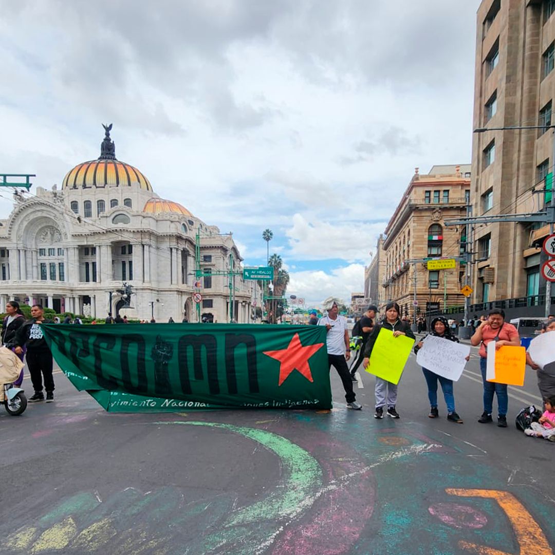 Evita Bloqueo en Eje Central: Alternativa Vial a Manifestación de Comerciantes en Bellas Artes